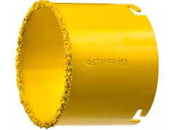 Коронка STAYER "PROFESSIONAL" кольцевая с карбидно-вольфрамовой крошкой, d=83мм 33345-83