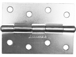 Петля дверная STAYER "MASTER" универсальная, цвет белый цинк, 100мм 37611-100-1