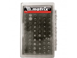 Набор бит с магнитным держателем, CrV,61шт MATRIX 11387